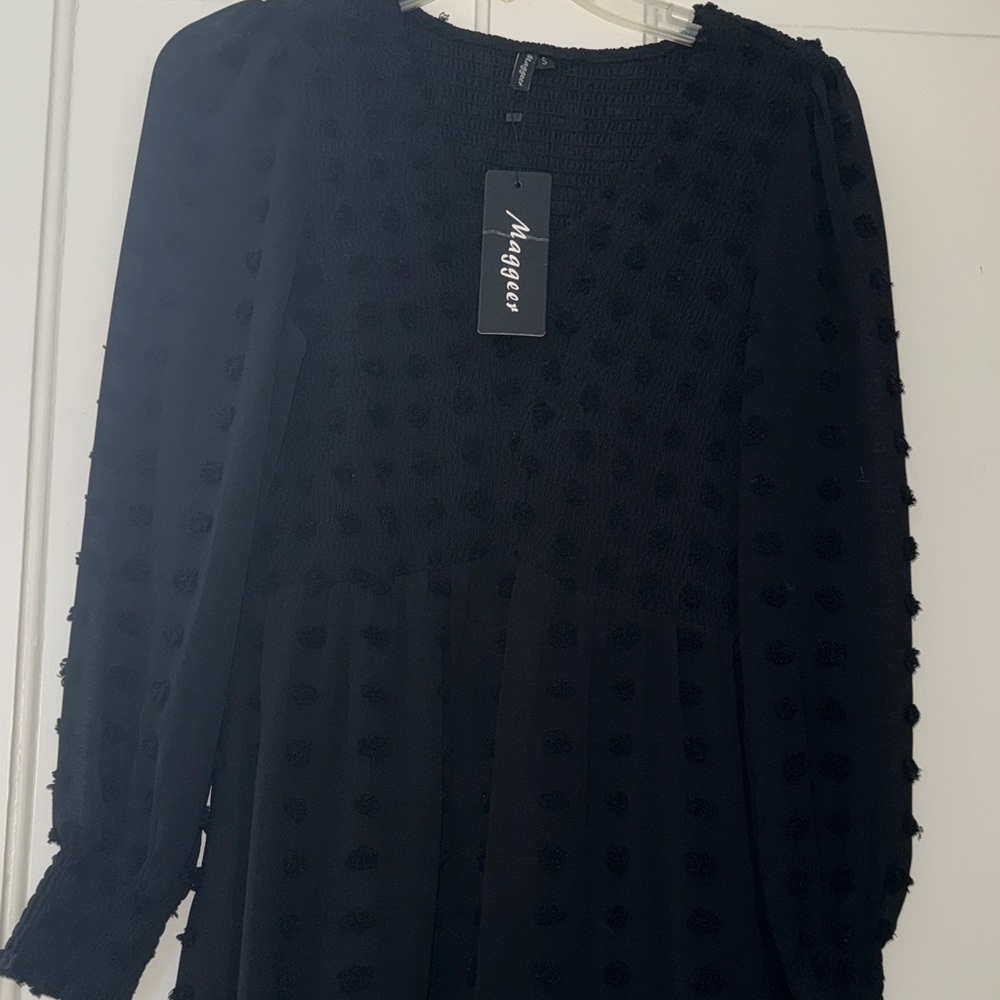 Black Long Sleeve Women's Dress